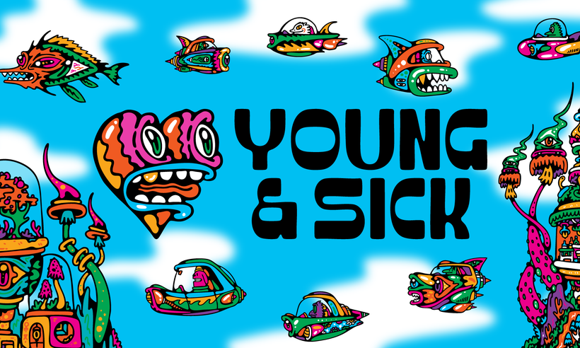 Meet Young & Sick: Dive Into the Colorful World of the Artist Behind Our Limited-Edition Artist Collab
