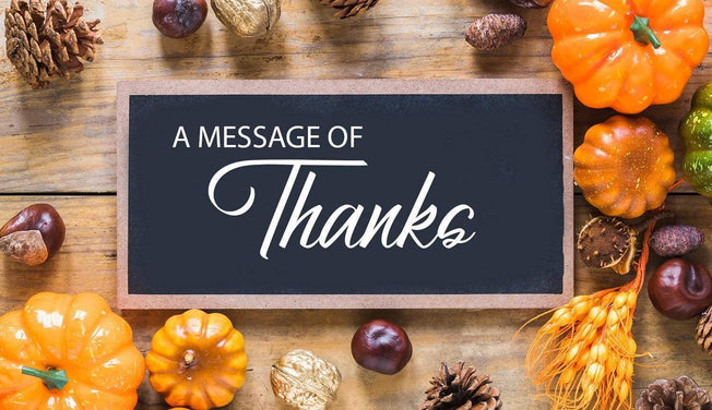 A Message of Thanks, from Dr. Dabber